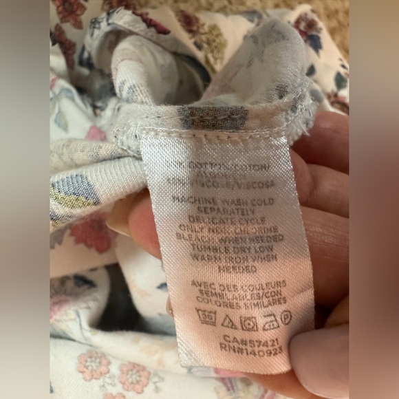 LOFT Multicolor Floral Jumpsuit Size XXLP - Picture 11 of 14